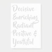 DERPY - Ein Lebensstil. Post-it Klebezettel (Vorderseite)