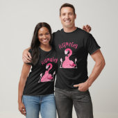 Derpy Flamingo Flerminger Niedliches Tier T-Shirt (Unisex)