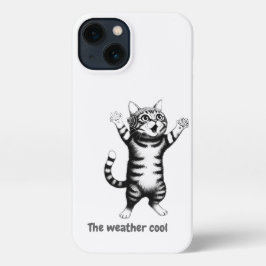 Derpy Kitty Phone Case - Maximale Kutness-Überlast iPhone 13 Hülle