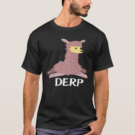 Derpy Lama Derp Lama Premium T-Shirt (Vorderseite)