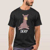 Derpy Llama Derp Llama T-Shirt (Vorderseite)