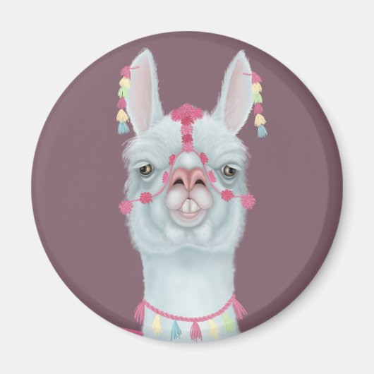 Derpy Llama Magnet (Vorne)