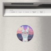 Derpy Llama Magnet (In Situ (Geschirrspüler))