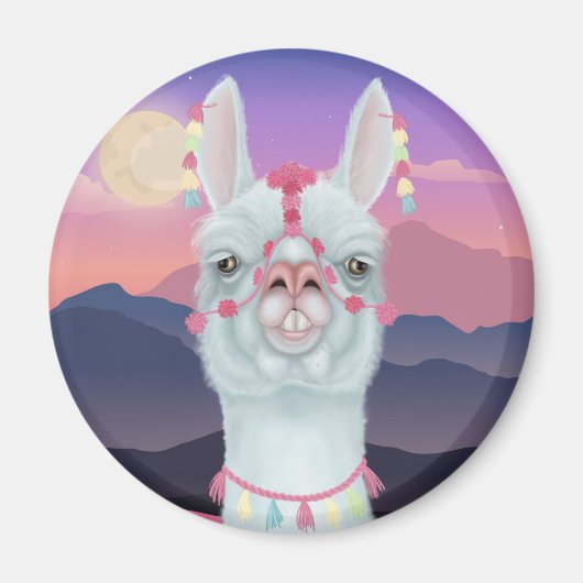 Derpy Llama Magnet (Vorne)
