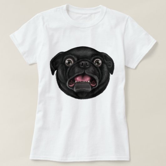 Derpy Mops T-Shirt (Design vorne)
