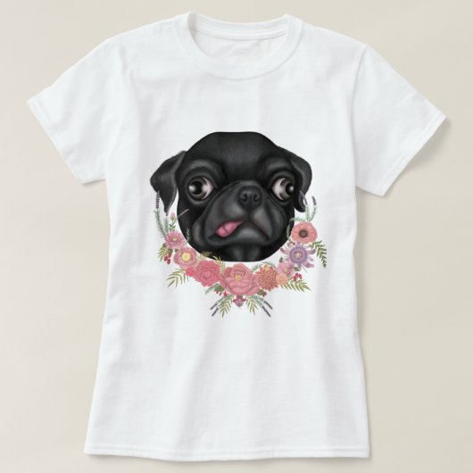 Derpy Mops T-Shirt (Design vorne)