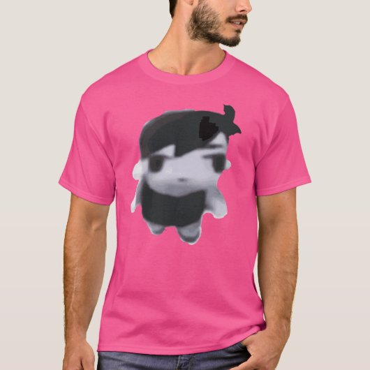Derpy Omori Sunny Plush Funny T-Shirt (Vorderseite)