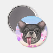 Derpy Puppy Magnet (Vorderseite/Rückseite)