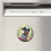 Derpy Shih Tzu Magnet (In Situ (Geschirrspüler))