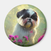 Derpy Shih Tzu Magnet (Vorne)