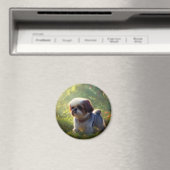 Derpy Shih Tzu Magnet (In Situ (Geschirrspüler))