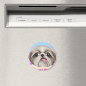 Derpy Shih Tzu Magnet (In Situ (Geschirrspüler))
