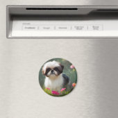 Derpy Shih Tzu Magnet (In Situ (Geschirrspüler))