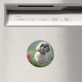 Derpy Shih Tzu Magnet (In Situ (Geschirrspüler))