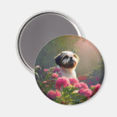 Derpy Shih Tzu Magnet (Vorderseite/Rückseite)