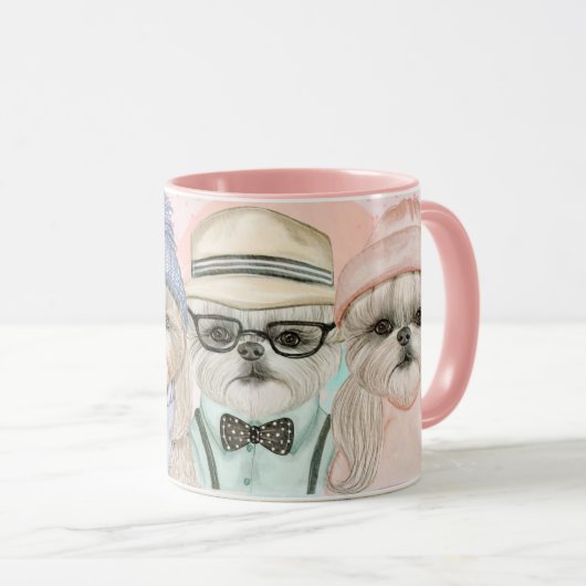Derpy Shih Tzu Tasse (VorderseiteRechts)