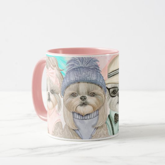 Derpy-Shih-Tzu-Tasse Tasse (Vorderseite Links)