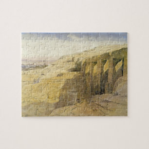 Derr, Ägypten, 1867 (w/c auf Papier) Puzzle