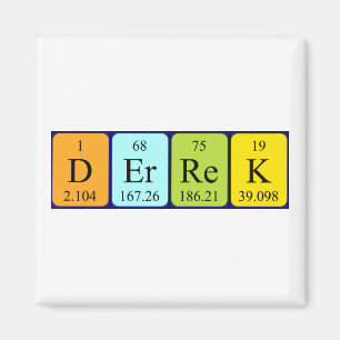 Derrek Periodenmagnet Magnet