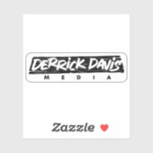Derrick Davis Media - Sticker (Blatt)