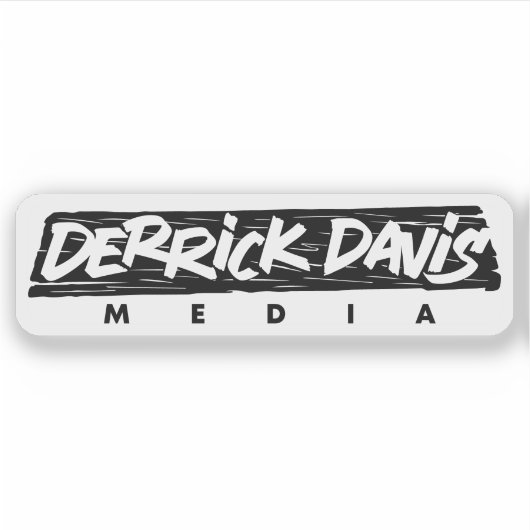 Derrick Davis Media - Sticker (Vorderseite)