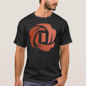 Derrick Rose Basketball Texture Logo Classic T-Shi T-Shirt (Vorderseite)