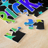 "DERRICK" Vorname, Spaß "GLÜCKLICHER GEBURTSTAG" Puzzle (Seite)