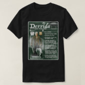 Derrida Action Abbildung T-Shirt (Design vorne)