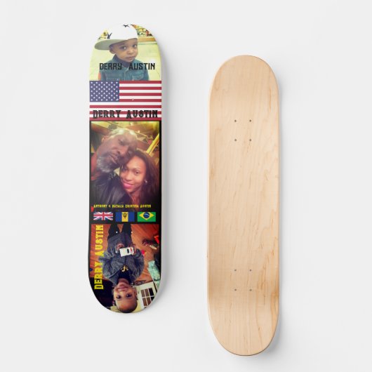 DERRY AUSTIN 2 7 3/4" Skateboard Deck (Vorderseite)