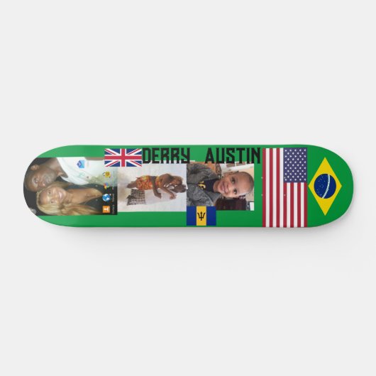 DERRY AUSTIN 7 3/4" Skateboard Deck (Horizontal)