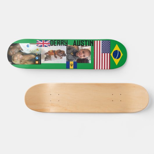 DERRY AUSTIN 7 3/4" Skateboard Deck (Horizontal)