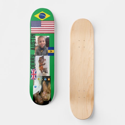 DERRY AUSTIN 7 3/4" Skateboard Deck (Vorderseite)