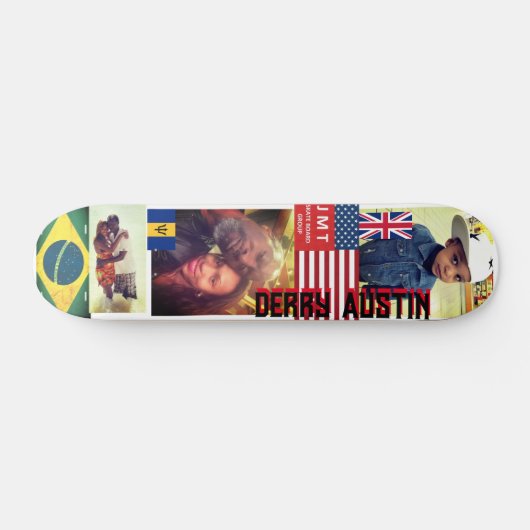 DERRY AUSTIN 7 3/4" Skateboard Deck (Horizontal)