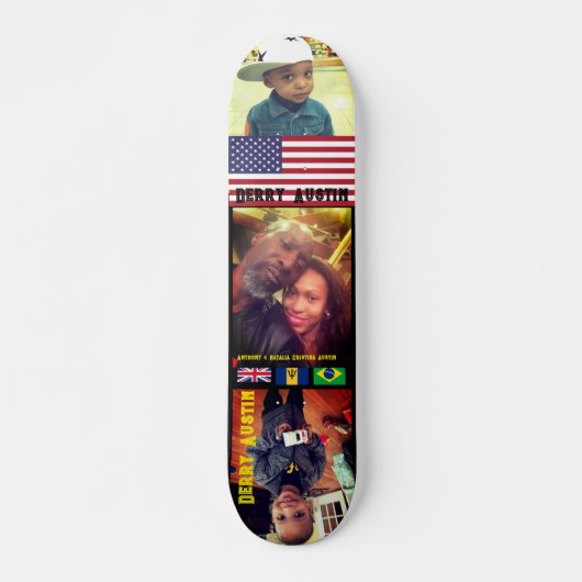 DERRY AUSTIN 7 3/4" Skateboard Deck (Vorne)