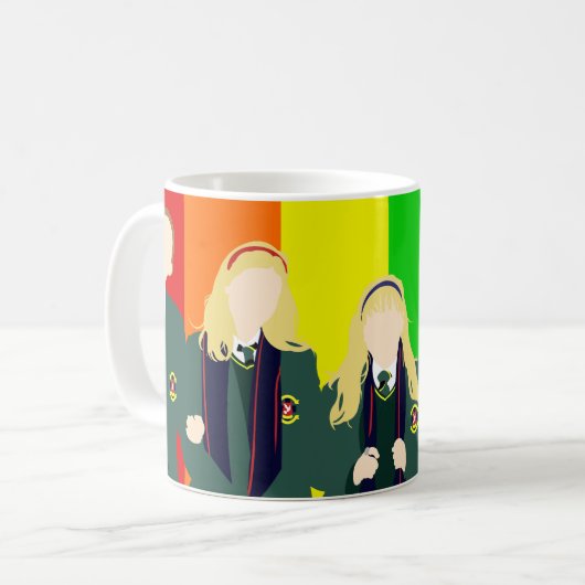 Derry Girls Rainbow Gay Pride Tasse (Vorderseite Links)