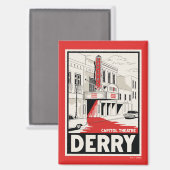 Derry Hauptstadt Theater Magnet (Vorderseite/Rückseite)