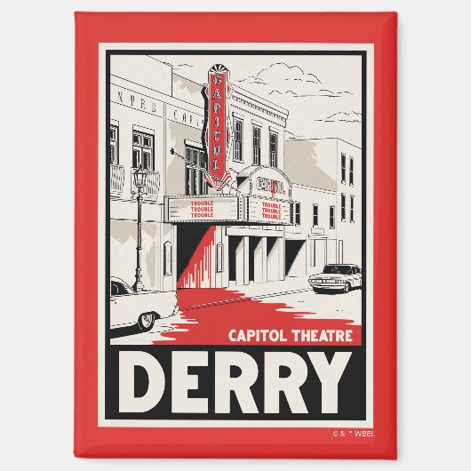 Derry Hauptstadt Theater Magnet (Vorderseite)