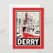 Derry Hauptstadt Theater Postkarte (Vorne/Hinten)