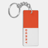 Derry Landkreis Flag Nord Ireland Symbol irish Schlüsselanhänger (Vorderseite links)