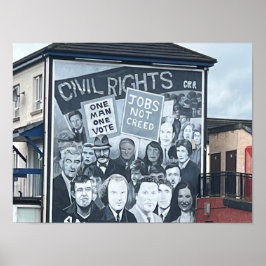Derry/Londonderry Nordirland Die Probleme Poster