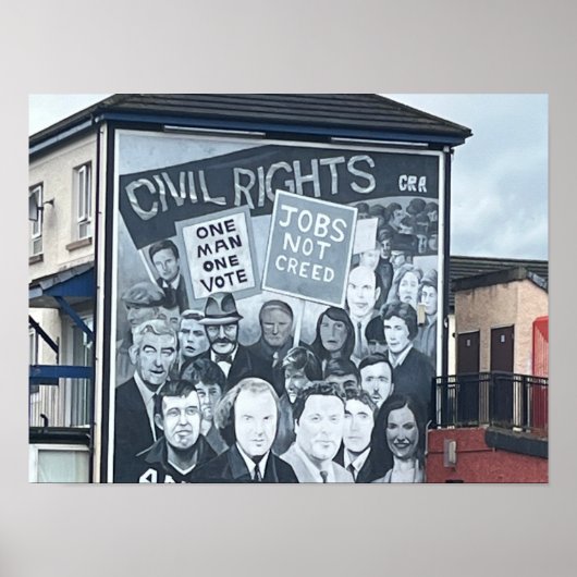 Derry/Londonderry Nordirland Die Probleme Poster (Vorne)