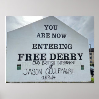 Derry/Londonderry Nordirland Europa Poster