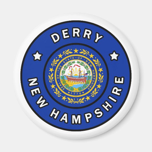 Derry New Hampshire Magnet (Vorne)