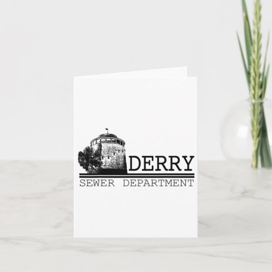 Derry Sewer Department Karte (Vorderseite)