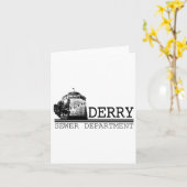 Derry Sewer Department Karte (Gelbe Blume)