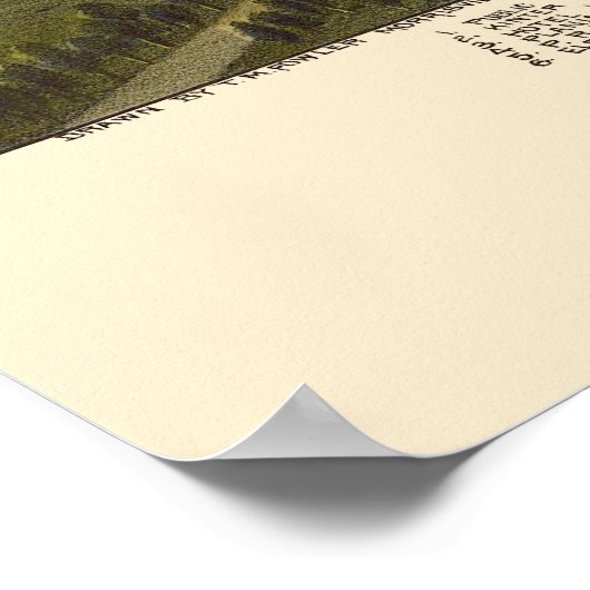 Derry Station, PA Panoramic Map - 1900 Poster (Ecke)