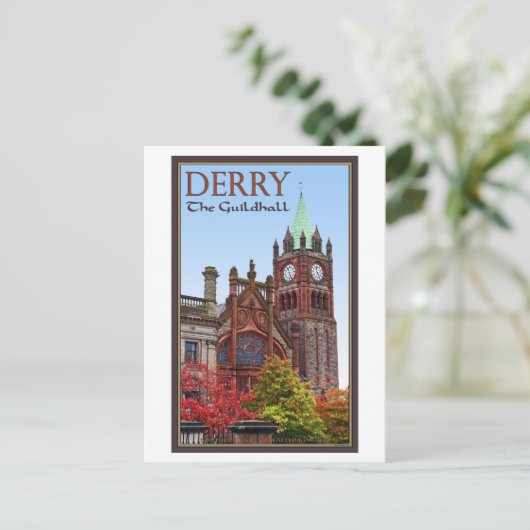 Derry - The Guildhall Postkarte (Stehend Vorderseite)
