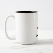 Derry Wappen - Kaffee-Tasse Zweifarbige Tasse (Links)
