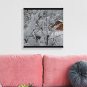 Derry Winter Ranch 12 x 12 Leinwand (Insitu (Wohnzimmer))