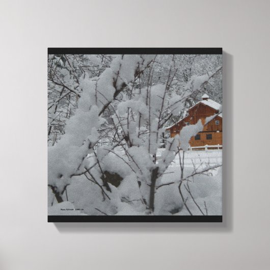 Derry Winter Ranch 12 x 12 Leinwand (Vorderseite)
